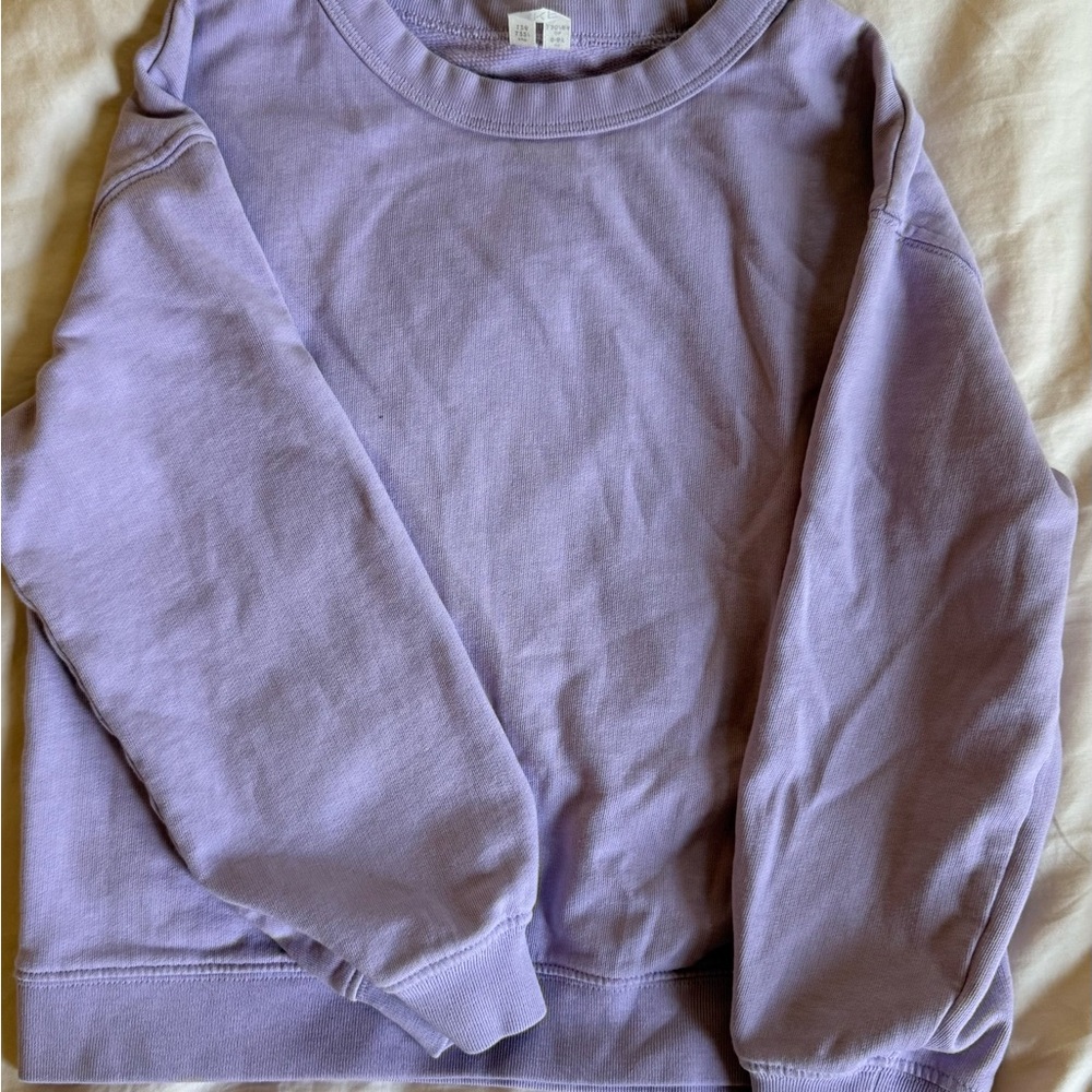 Arket Kids Purple Sweatshirt